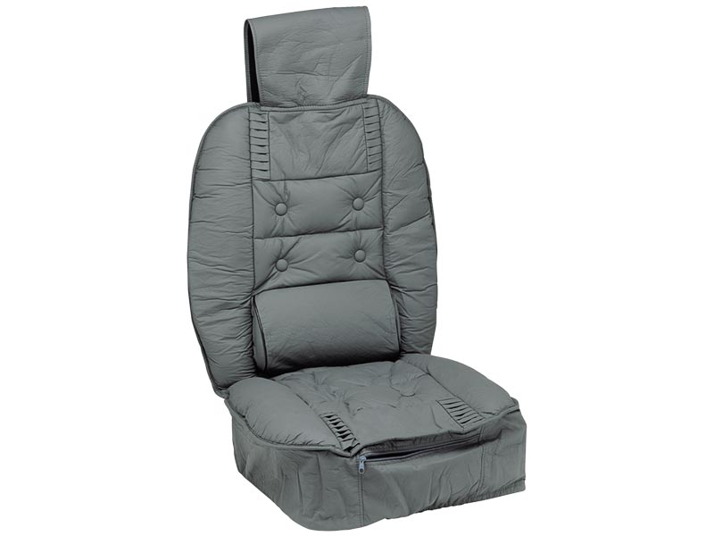 Autogear 1 Piece Deluxe Car Seat Cover Cushion Grey