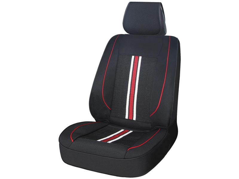 Autogear Deluxe Seat Cushion Black With Red/White