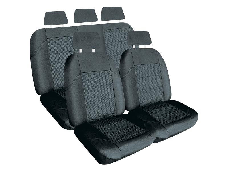Autogear 11 Piece Elite Jacquard Seat Cover Set