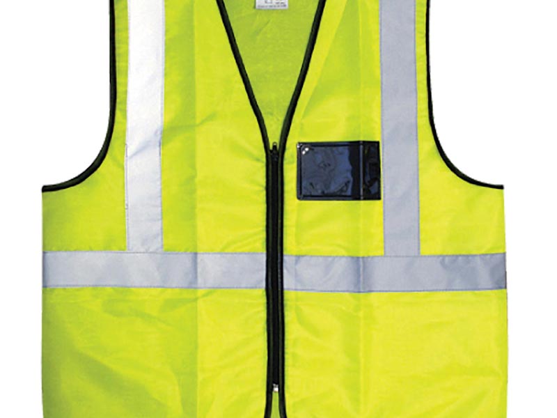 Autogear Reflective Vest XXL Zipper & ID Pocket